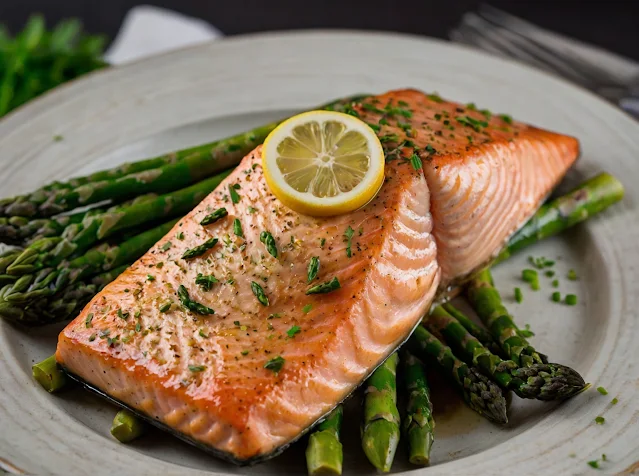 Baked Salmon with Asparagus: A Culinary Delight for Health and Palate
