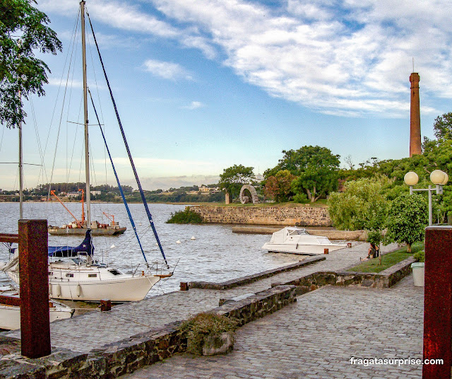 Rio da Prata em Colonia del Sacramento no Uruguai