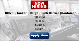 Seaman job RORO, Tanker, Cargo, Bulk Carrier, Container Vessel