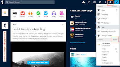 Create a Free Blog on Tumblr 4