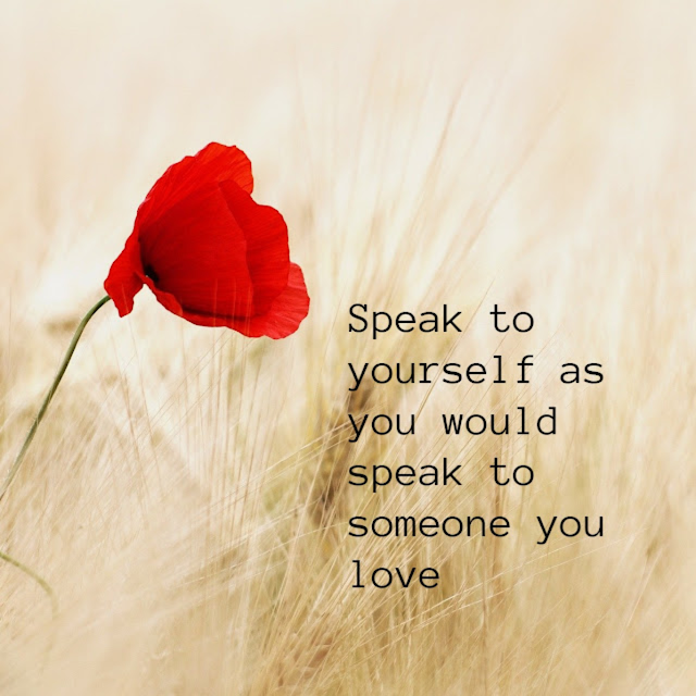 speak to yourself with love