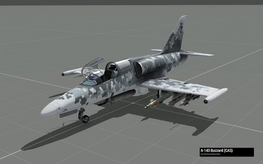 Arma3のA-143 Buzzardに新スキン