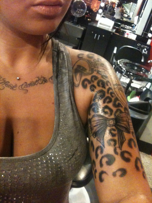 Cheetah Print Tattoo