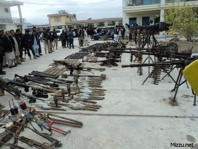 Senjata Sitaan Milik Taliban