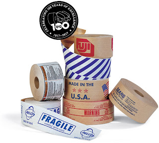 Gummed Tape | Water-Activated Tape - Central Brand Printed Tape