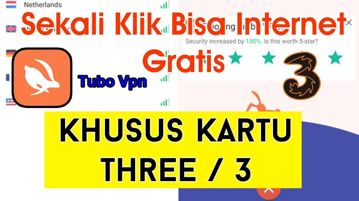 Cara Setting Turbo VPN Kartu 3 (Three Tri) Internet Gratis ...