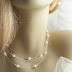 Simple pearl necklace