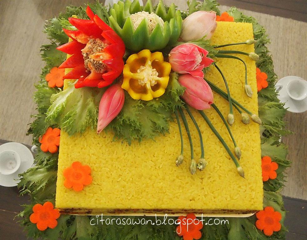 Tempahan Pulut Kuning Hantaran - 1 Tingkat ~ Blog Kakwan