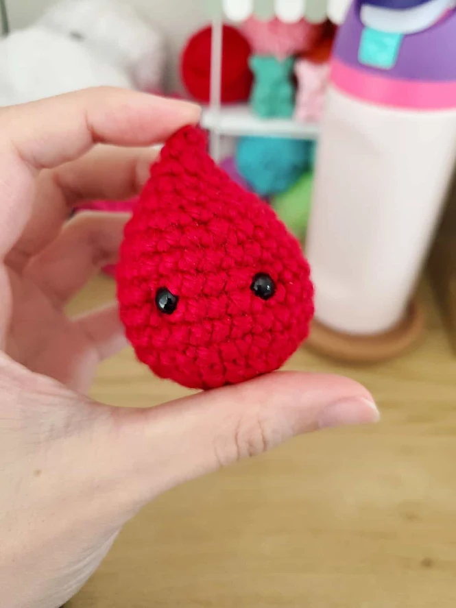 Mini Amigurumi Blood Drop FREE Crochet Pattern