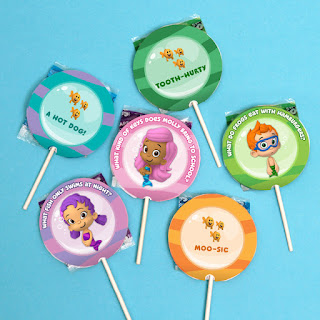 bubble guppies party favours