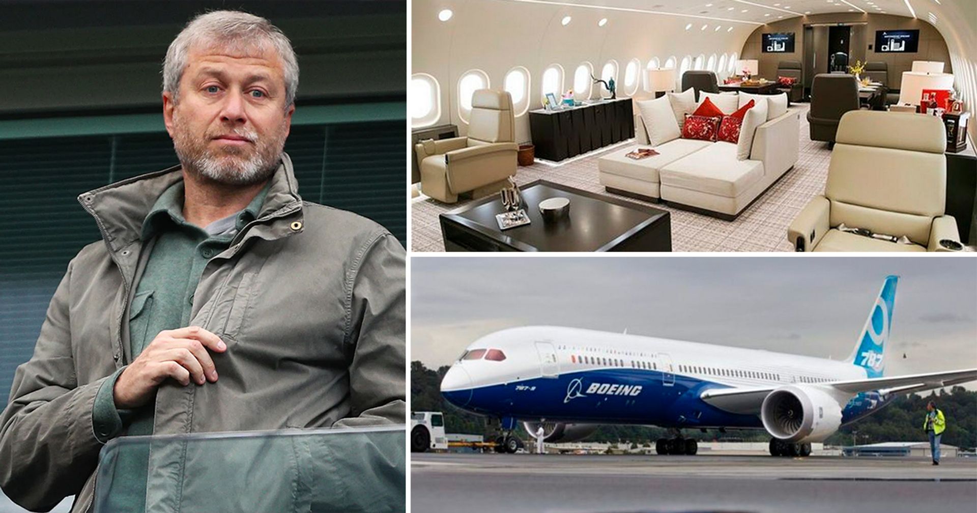 A look inside Abramovich's luxurious £270m private jet boasting bedrooms and kitchen