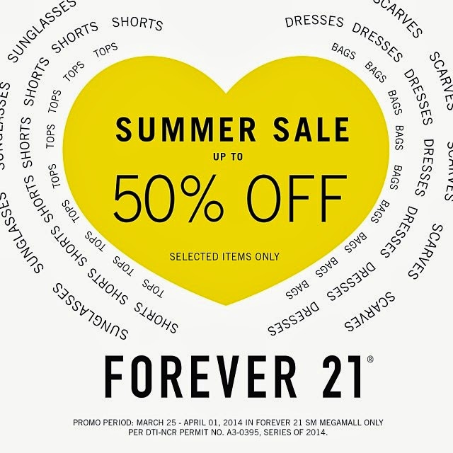 Forever 21 Mega Summer SALE happens until April 1, 2014! Enjoy up to ...