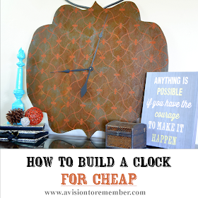 How to build a large clock for cheap