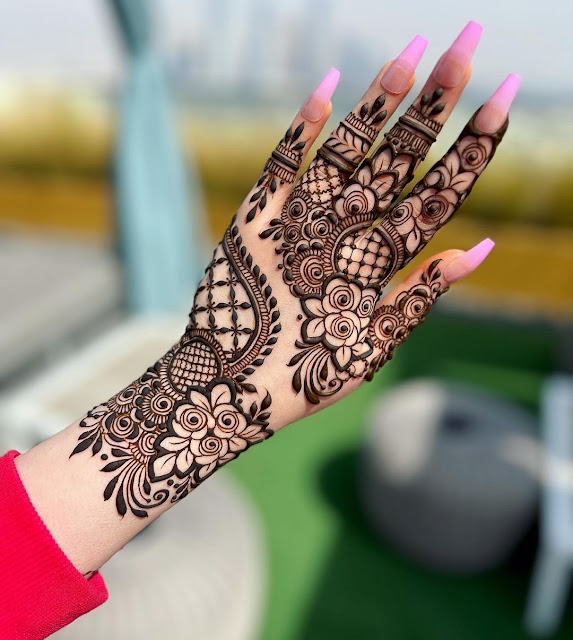 Navratri Mehndi Design Photo