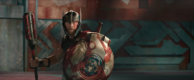 Thor battles as a gladiator