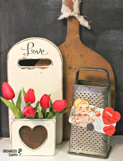 Thrifted Upcycled Valentine's Day Decor