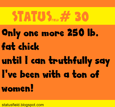 funny fat chick quote status
