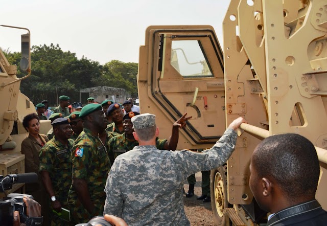 The United States Government Donates Armored Vehicles To Nigerian Army