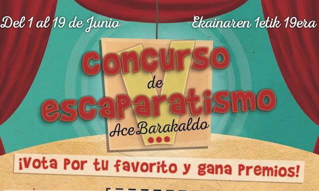 Cartel del concurso de escaparatismo de ACE Barakaldo