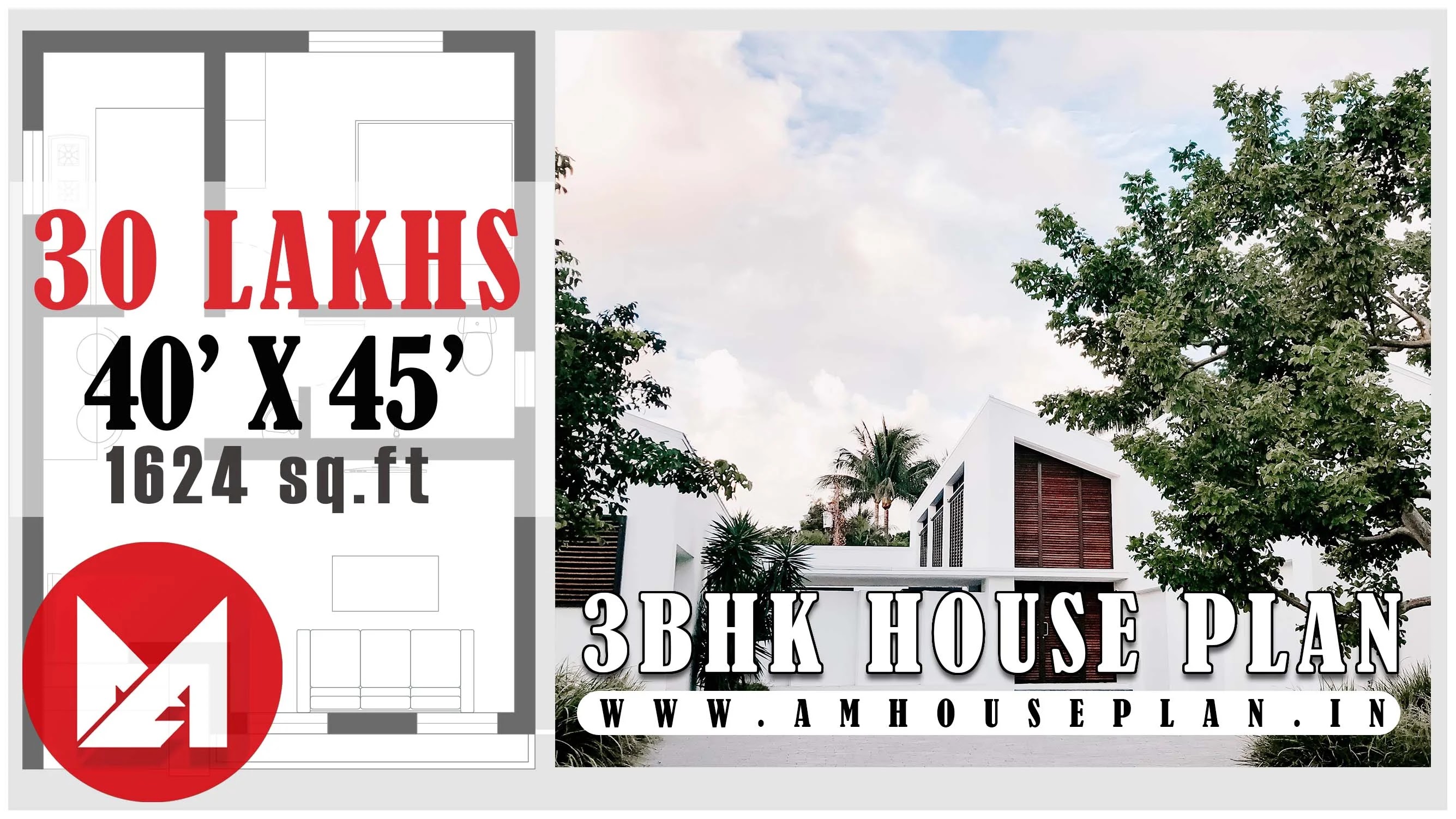 40 by 45 house plan | 3bhk | Car Parking 2023