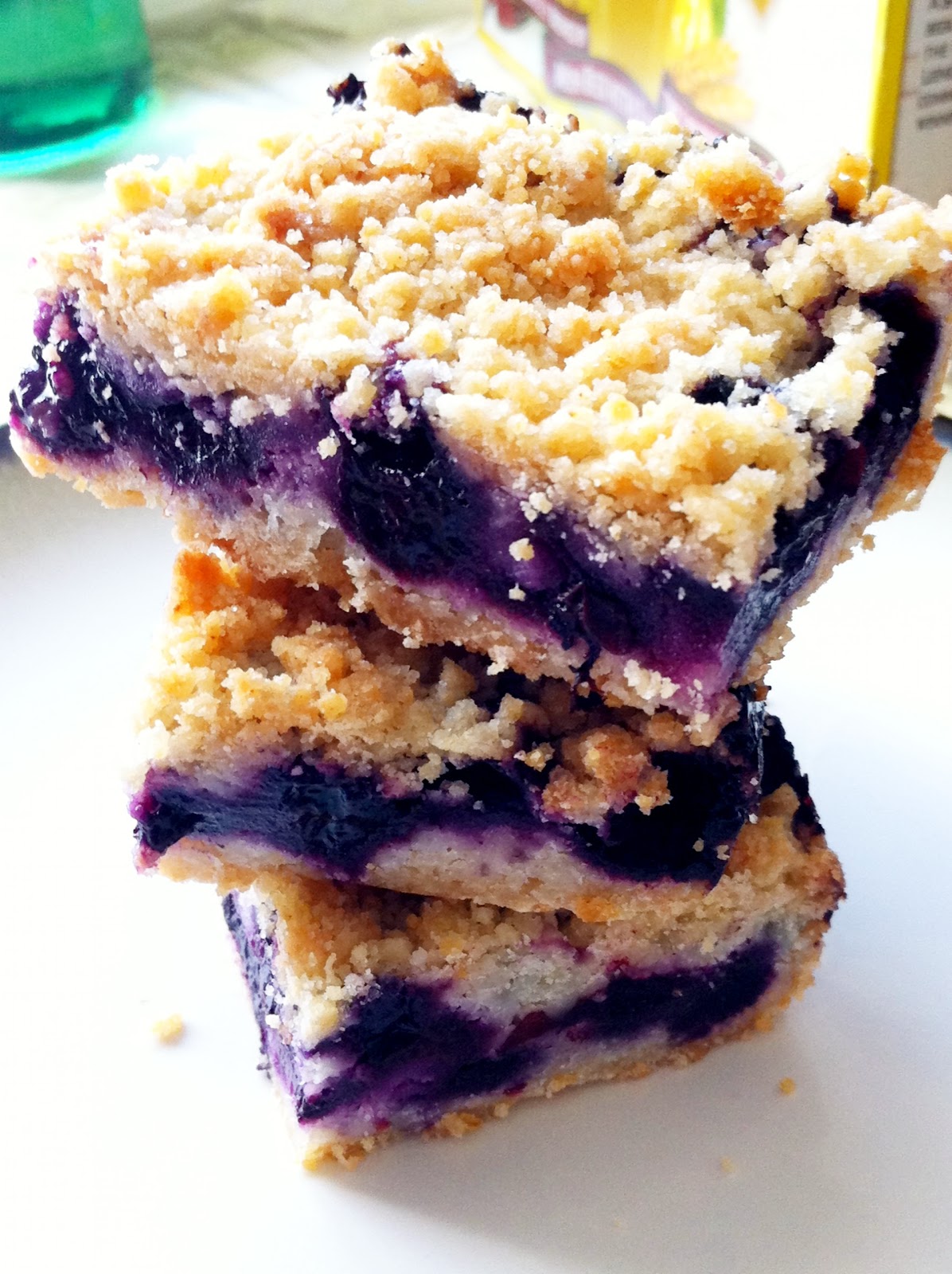 The Cookie Crumbles Blueberry Crumb Bars