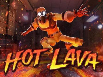 Hot Lava é um jogo de parkour na lava. O chão é lava.