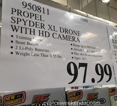 Deal for the Propel Spyder XL Drone with HD Camera at Costco