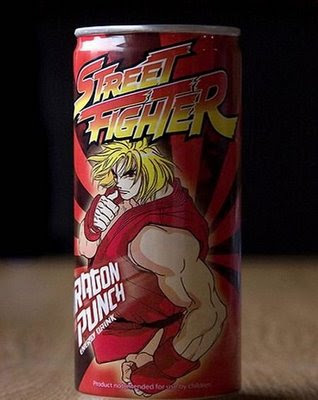 Street Fighter Energy Drink Funny Picture