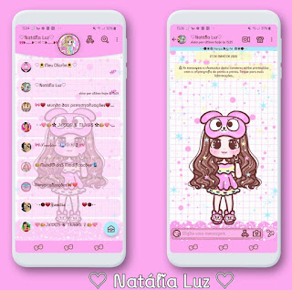 Anime Girl Theme For YOWhatsApp & Aero WhatsApp By Natalia