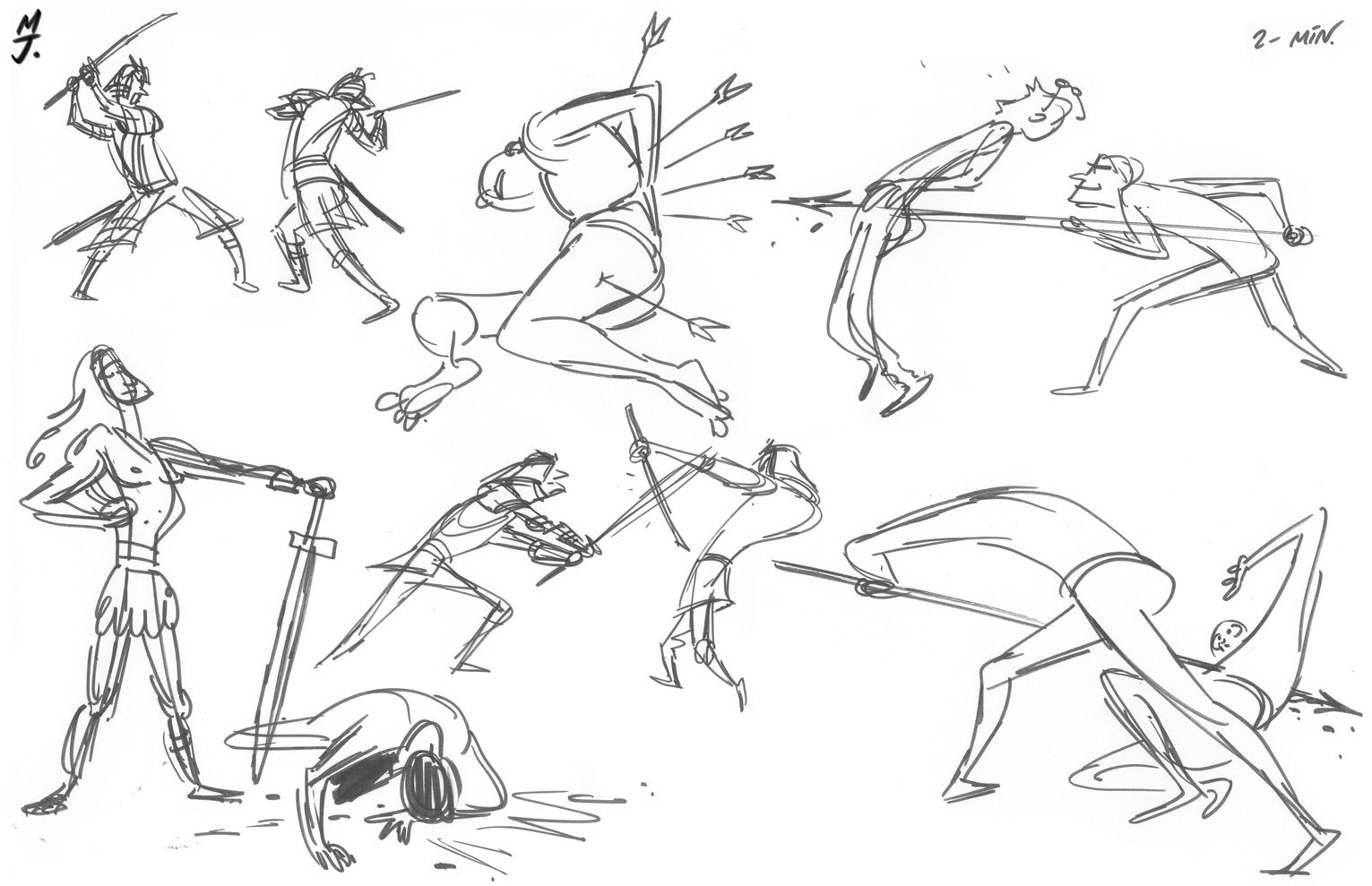 Quick Tip: Create Dynamic Poses Using Gesture Drawing | Envato Tuts+