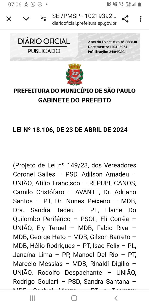 Agora é lei: Altera a Lei nº 17.502, de 3 de novembro de 2020, para autorizar a celebração de convênios ou parcerias para fins de capacitação técnica e treinamento de servidores públicos do Município de São Paulo no atendimento às pessoas com o Transtorno do Espectro Autista