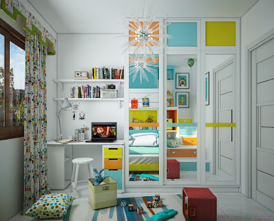 colorful bedroom furniture