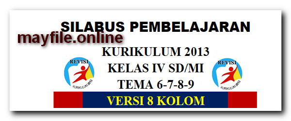 Format Silabus 8 Kolom Kelas 4 Sd Mi Semester 2 Mayfile