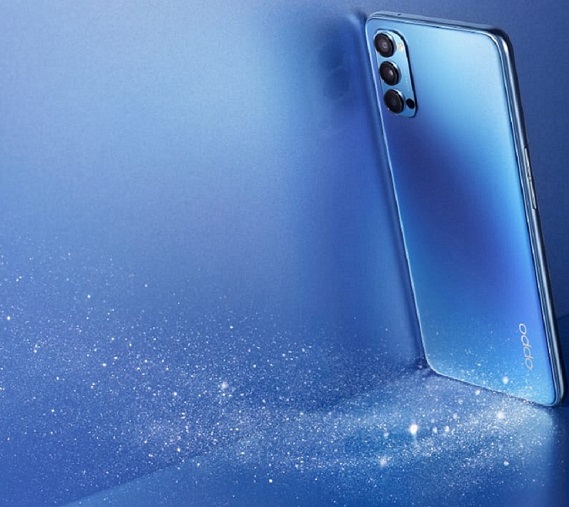 Reno Glow on Galactic Blue Reno4 Pro 5G