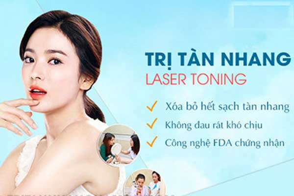 Công nghệ trị nám da laser Toning