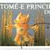 Selo São Tome e Príncipe Mascote Cobi