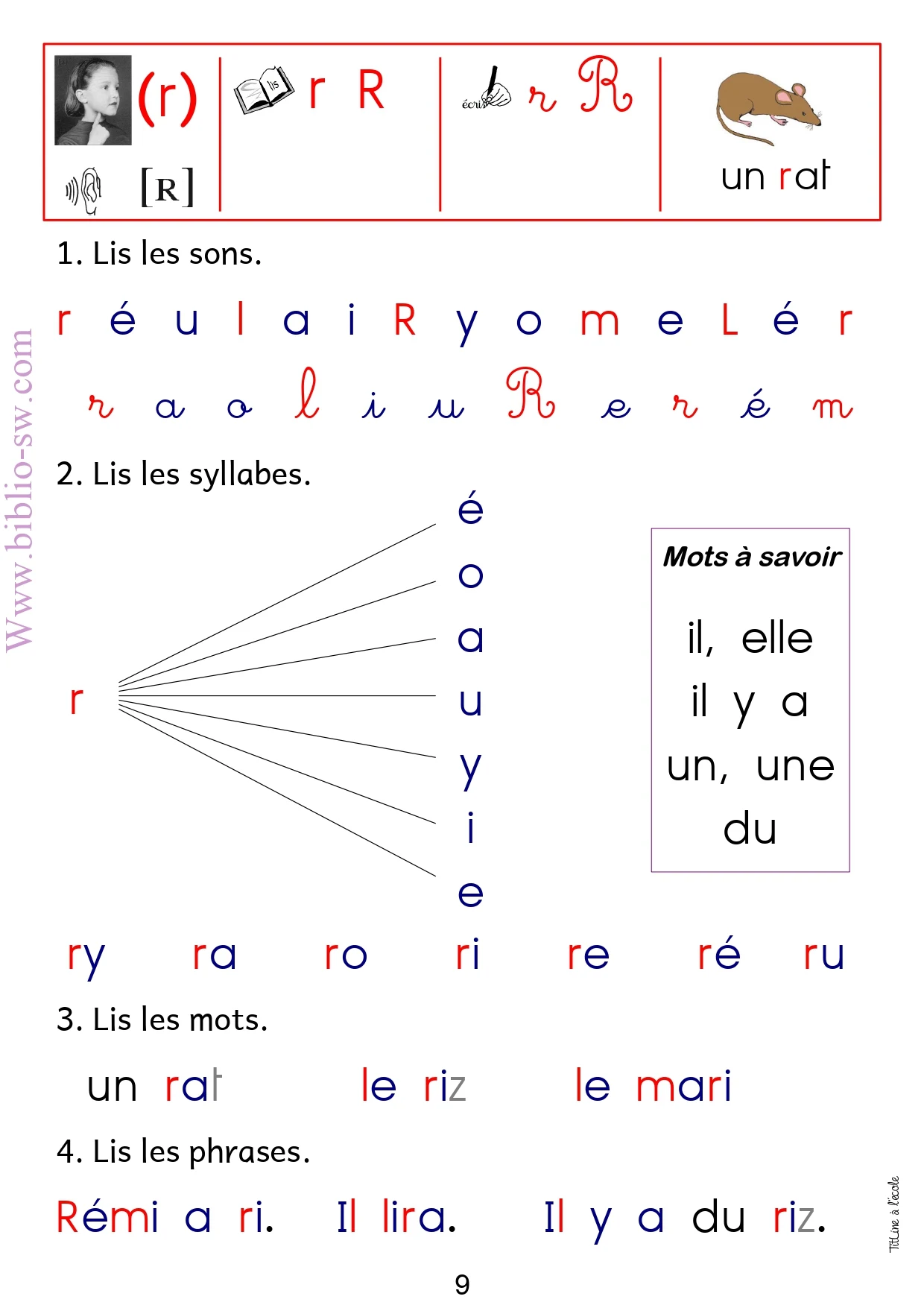 Mon premier livre en français