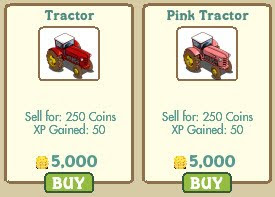 FarmVille Tractors Price Dropped!
