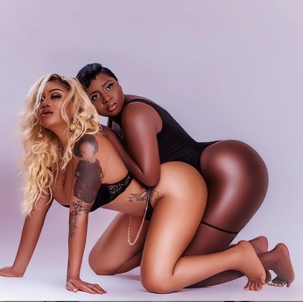  'If I Was A Lesbian This Is The Only Woman I Can Date' - Toyin Lawani Says In A New Photo With Princess Shyngle