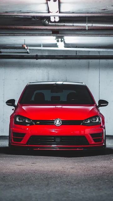 Volkswagen Scirocco, Volkswagen, Car, Front View