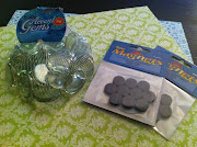 . how I used these Accent Gems from the Dollar Tree and Magnets from . (photo )