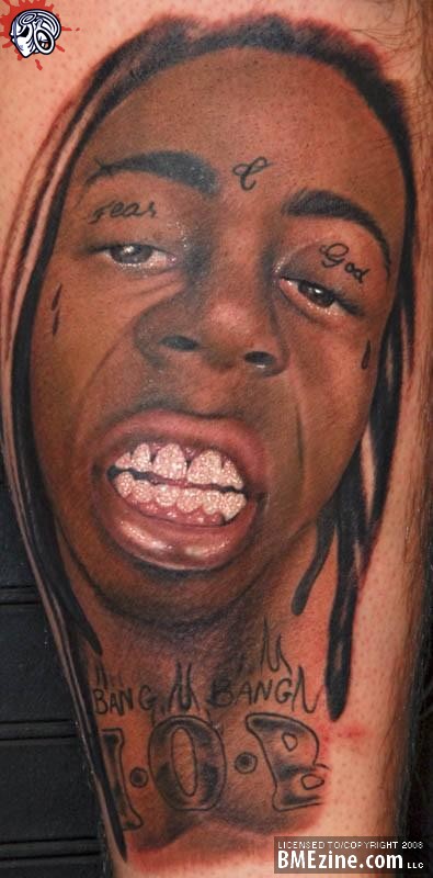 But tattooed faces Its one thing when rappers like Lil Wayne and Game get 
