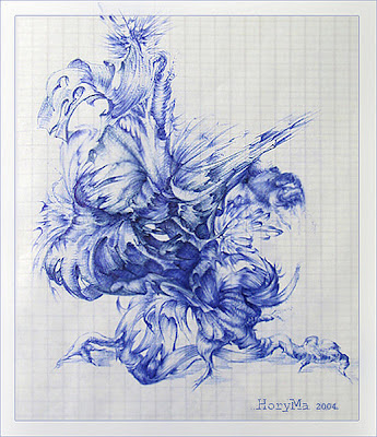 ballpoint pen art