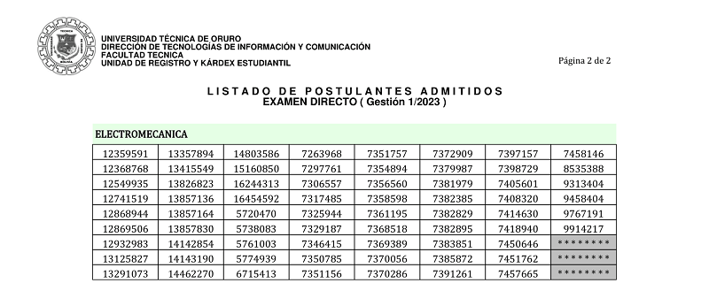 - EXAMEN DIRECTO 2023