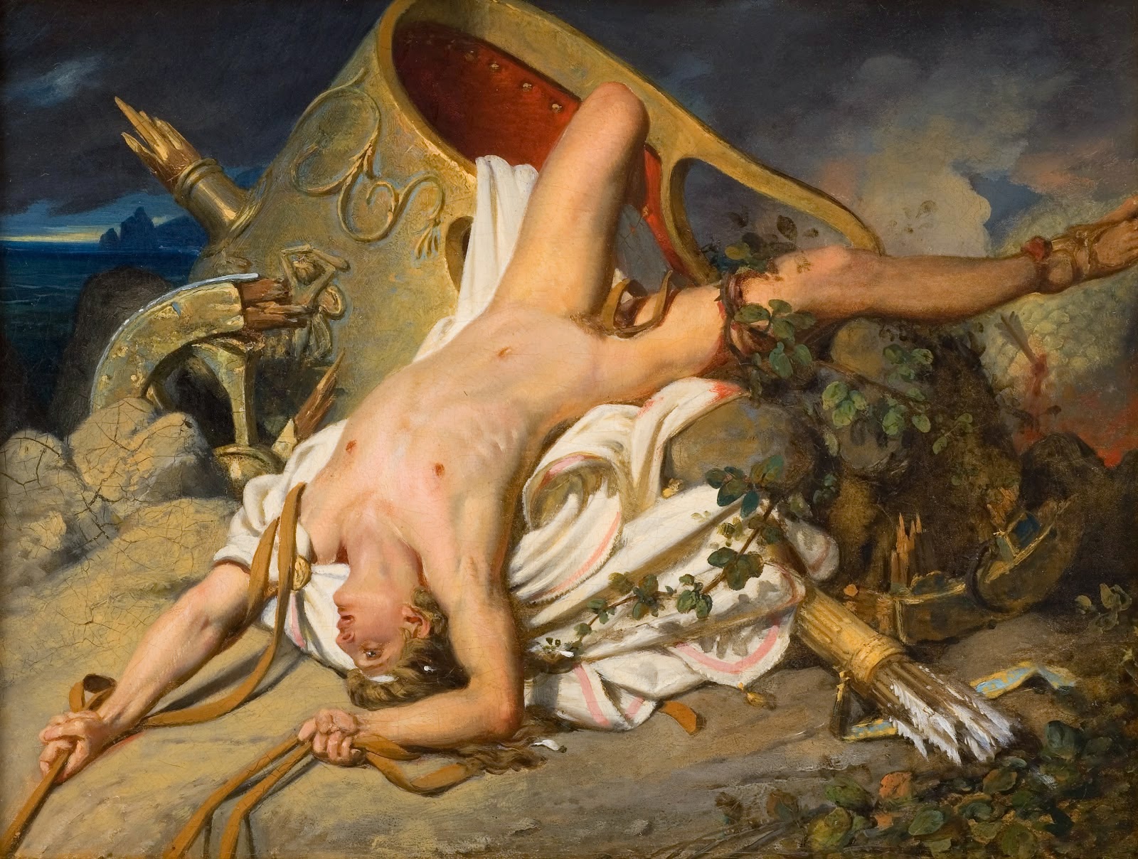 Joseph-Désiré Court: La mort d'Hippolyte, 1828