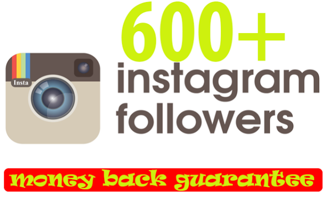 REAL 600 plus permanent Instagram Followers