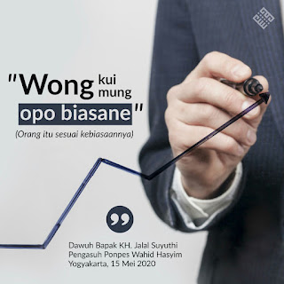 Quote orang sesuai kebiasaannya