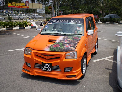 Kancil custom front bumper