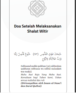 Dwonload Buku Saku Ramadhan