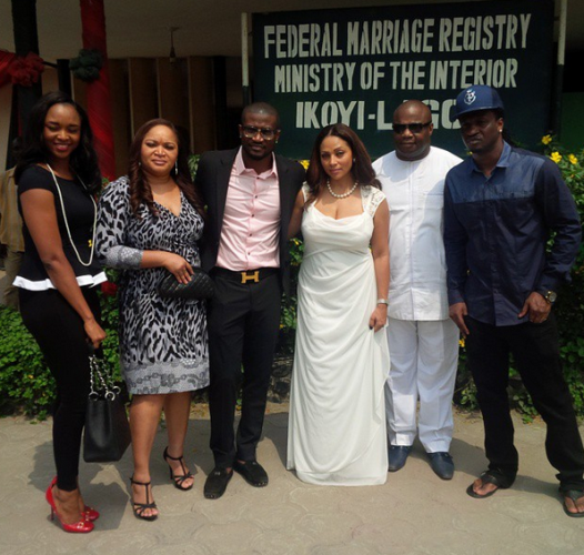 SEE Photo From Peter And Lola Okoye's Court Wedding
